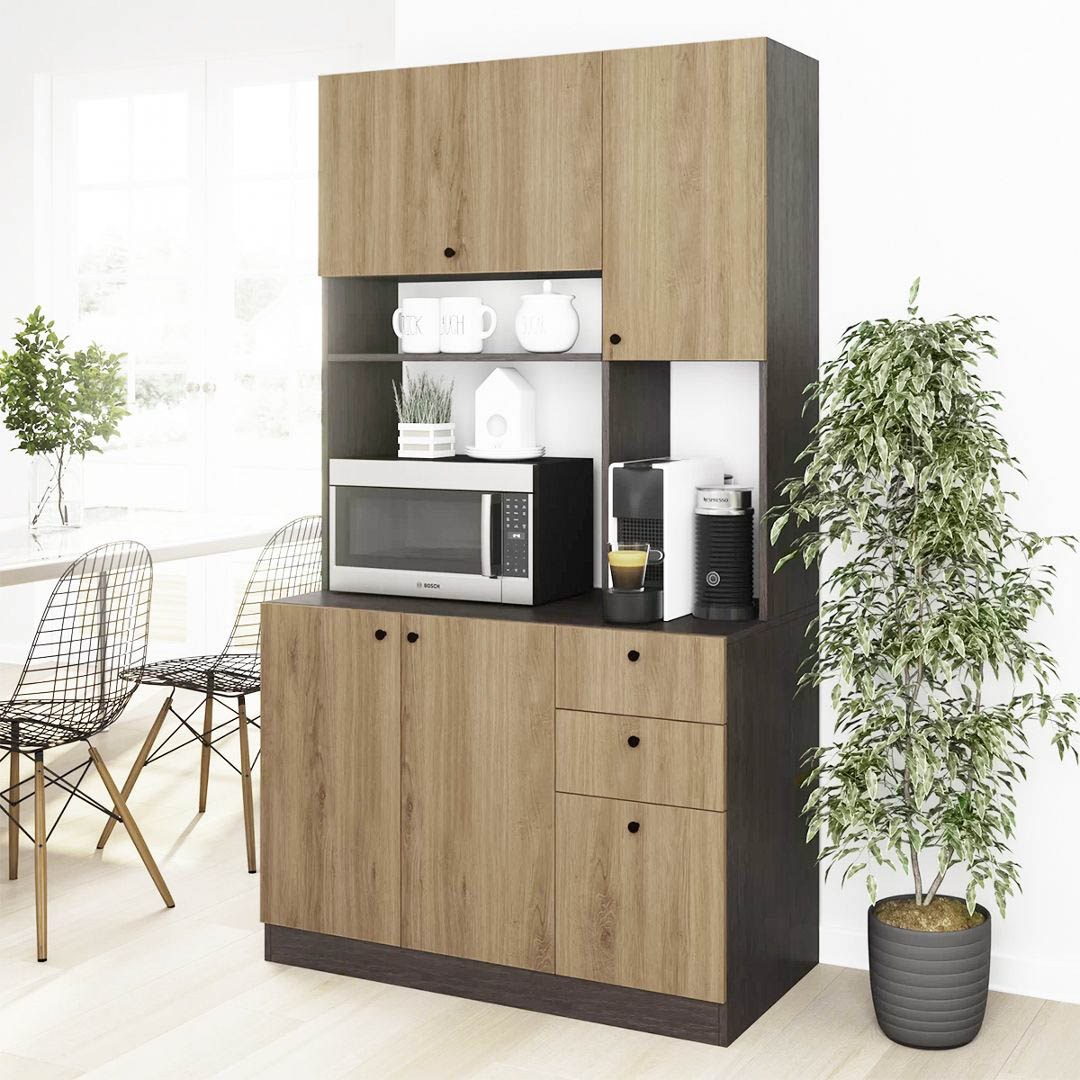 Tủ nhà bếp bằng gỗ công nghiệp thiết kế hiện đại SMLIFE Dasksa