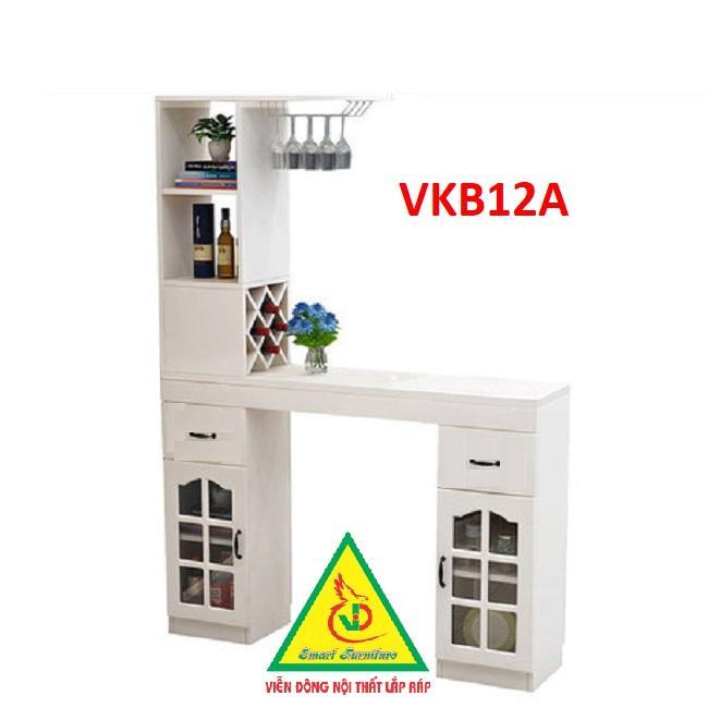 Quầy bar mini kết hợp tủ rượu VKB012A ( không kèm ghế) - Nội thất lắp ráp Viendong Adv