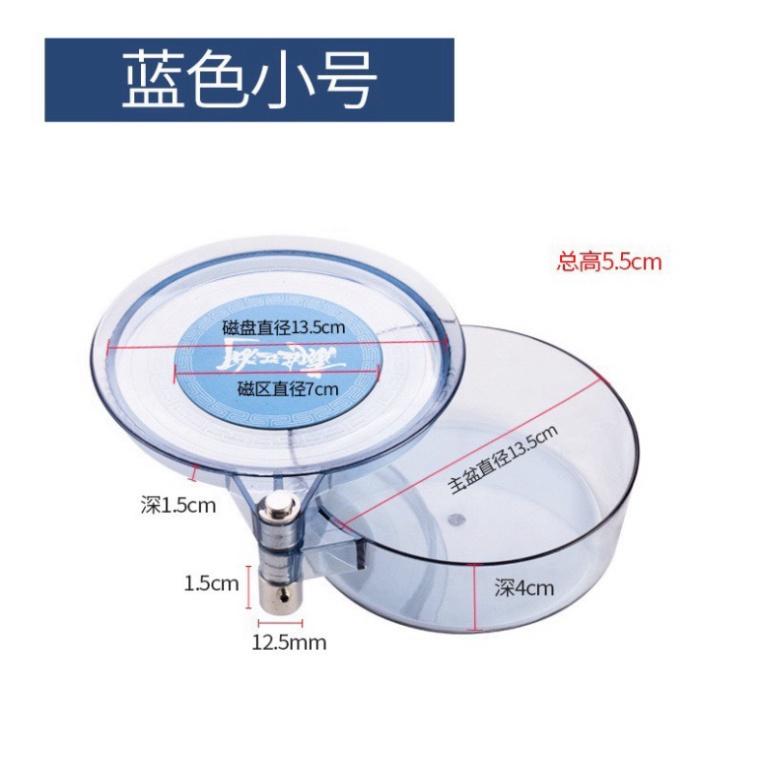 Xả hàng sale Khay trộn mồi , đựng mồi cao cấp Trong Suốt 3 tầng , cấu trúc 3 lớp siêu bền , xoay 360 độ thoải mái ( đồ