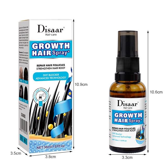Tinh chất kích thích mọc tóc thảo dược Disaar Growth Hair Spray 30ml