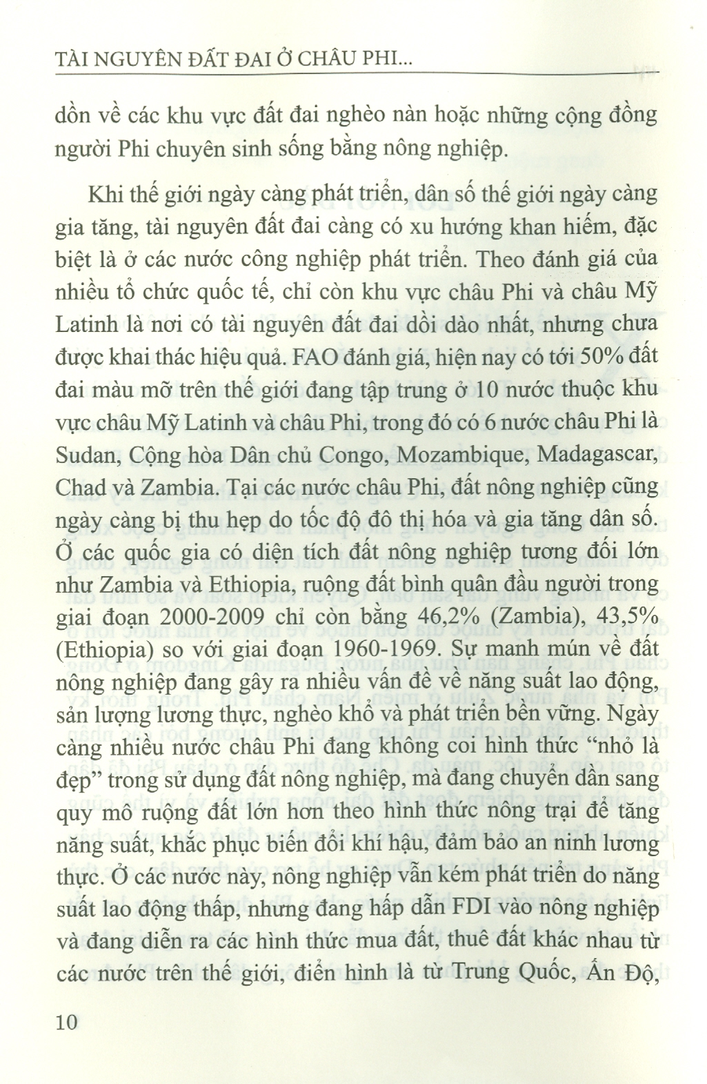 Tài Nguyên Đất Đai Ở Châu Phi: Đói Nghèo Trên Những Cánh Đồng Mẫu Lớn (Sách chuyên khảo)