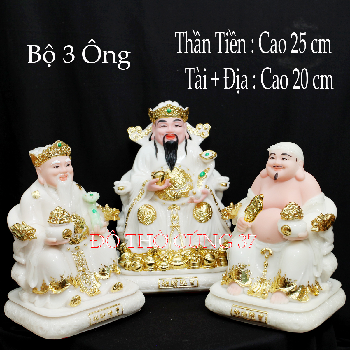 THẦN TÀI +THỔ ĐỊA +THẦN TIỀN ÁO TRẮNG