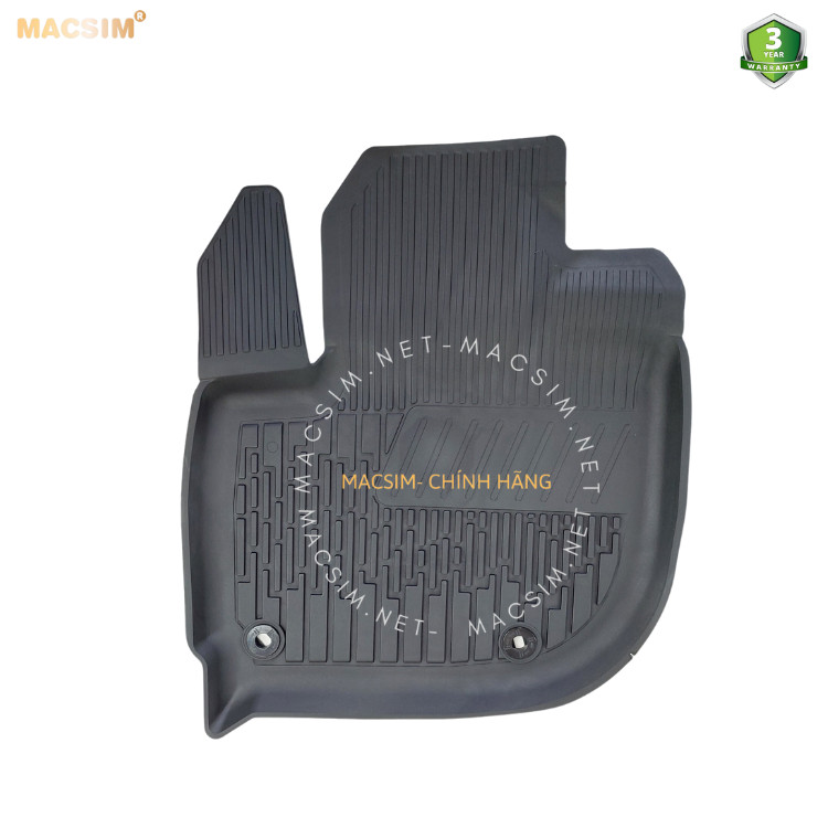 Thảm lót sàn ô tô nhựa TPE Silicon Honda City 2019+ Black Nhãn hiệu Macsim