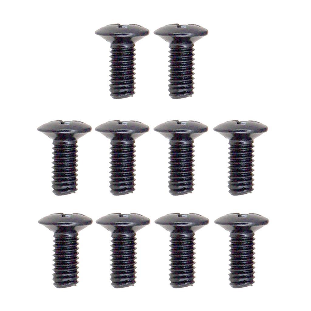 2-6pack 10Pcs Switches Screws Tuners Gear Machine Heads Mounting Screws Parts