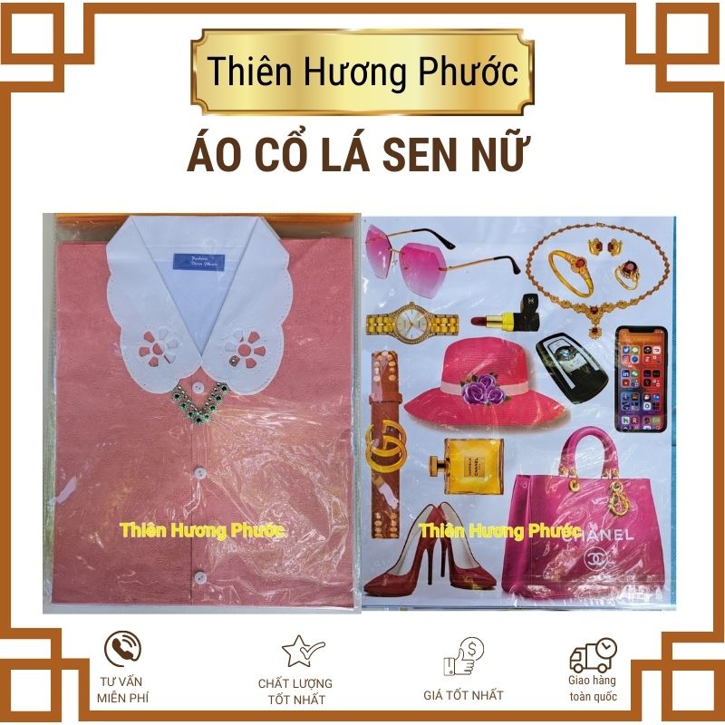 Quần áo bà cổ lá sen cao cấp