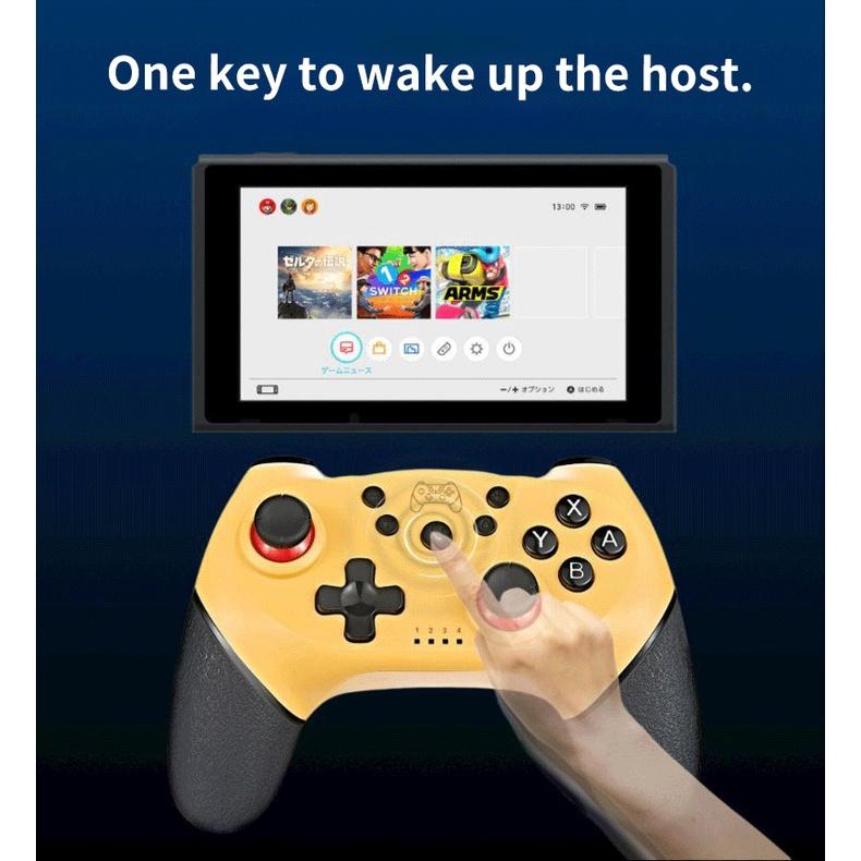 PD1001 - Tay cầm chơi game Bluetooth không dây dành cho máy chơi Nintendo Switch Lite Switch Oleed Gamepad Analog xoay
