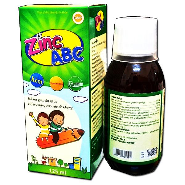 Bổ sung Kẽm, Vitamin B và Thymomodulin - ABC ZinC