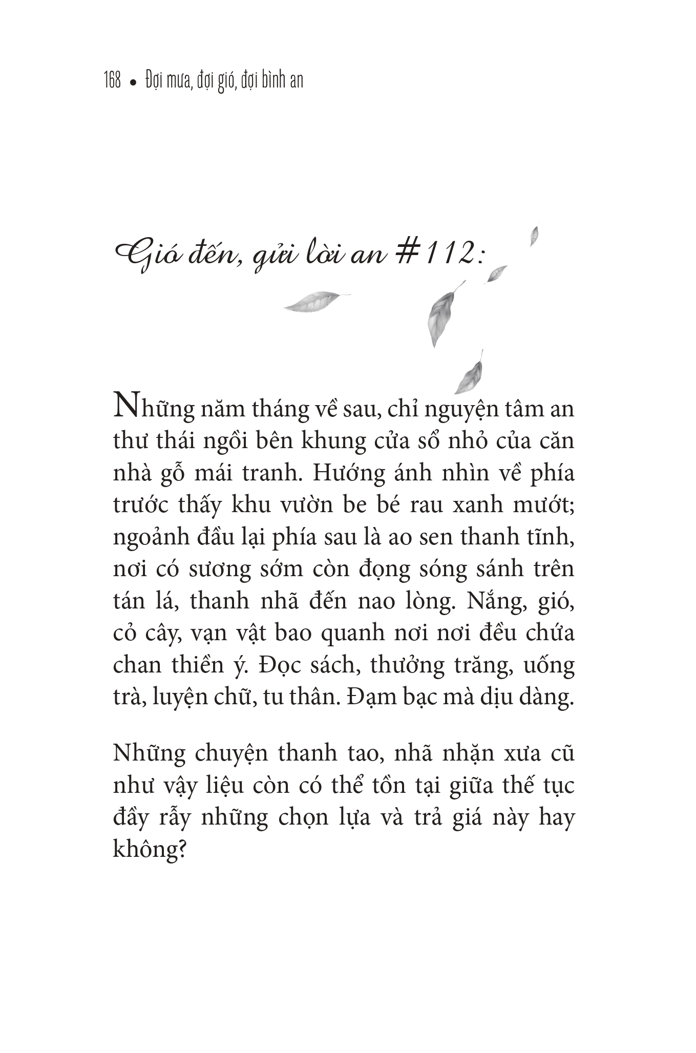 Sách Đợi Mưa, Đợi Gió, Đợi Bình An - Huệ Như Hạm Đạm