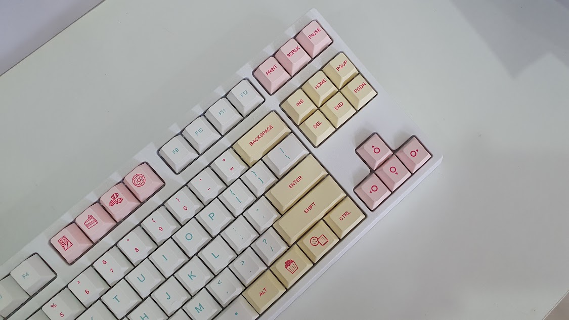 Bàn phím Keycool kc87 3 modes hotswap macaron - Hàng chính hãng