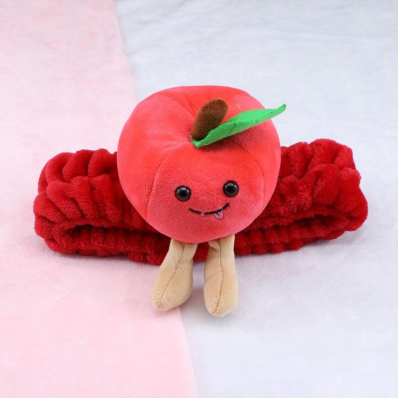 Kẹp tóc nhung đính hình búp bê hoạt hình dễ thương xinh xắn cho nữ