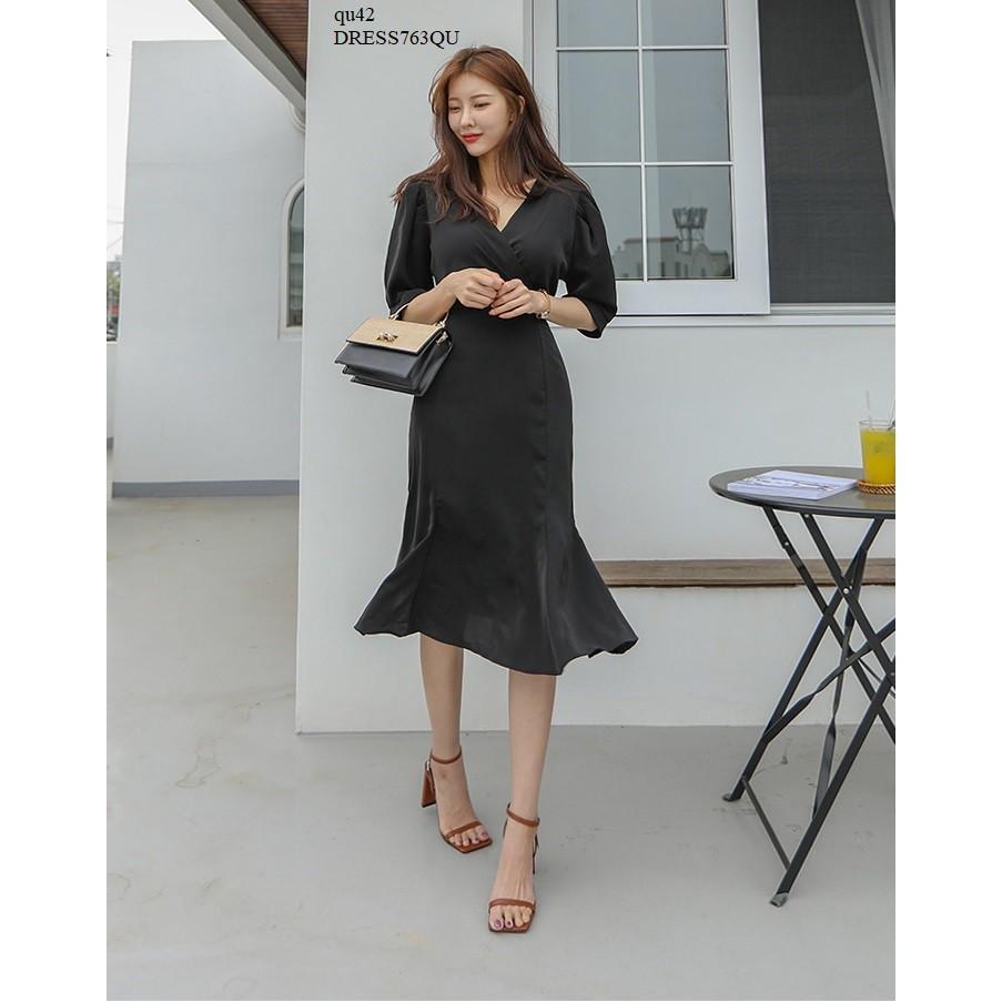 DRESS679 ĐẦM ĐUÔI CÁ TAY LỠ