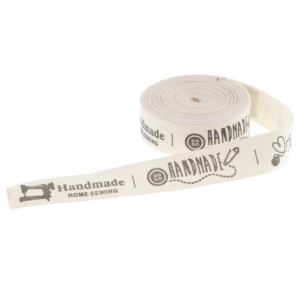 5yd x 15mm Handmade Cotton Fabric Ribbon Gift Wrapping Craft Decoration