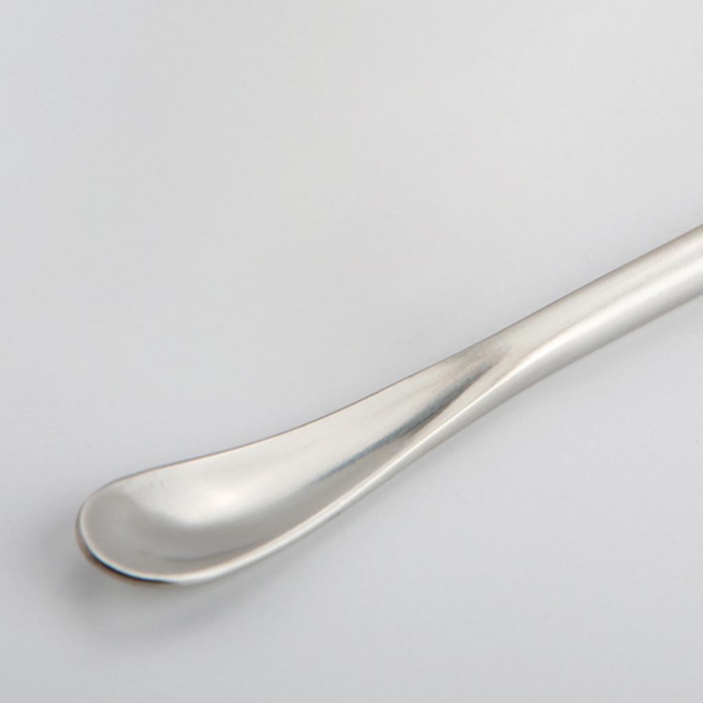 Stainless Steel Coffee Mixing Spoon Cocktail Stirring Stick Tableware Silver