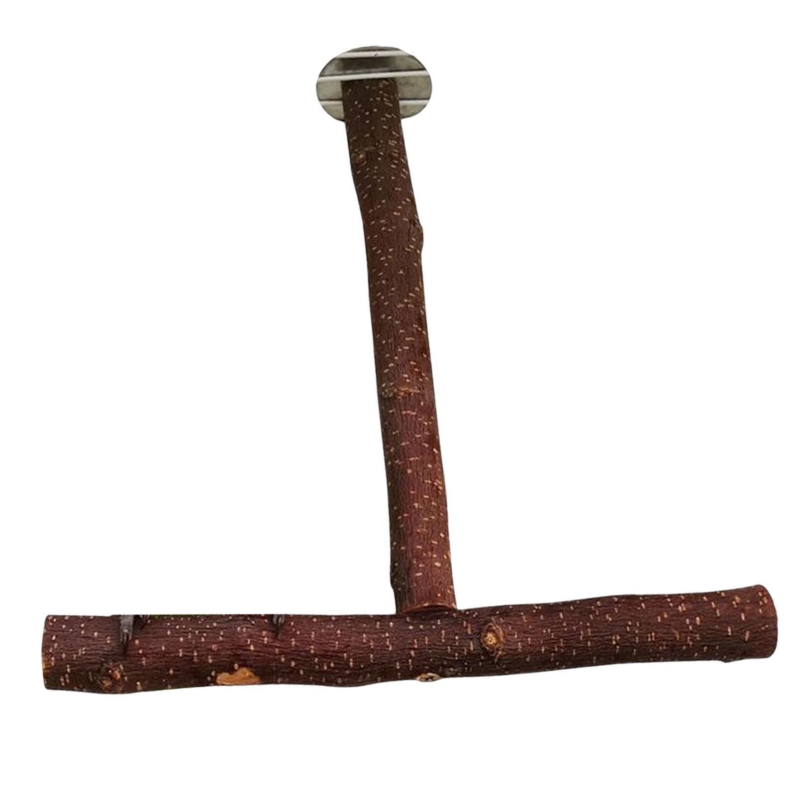 Pet Parrot Perch Bird Stand Wooden Parrot Perch Stand for Cockatiel Parakeet