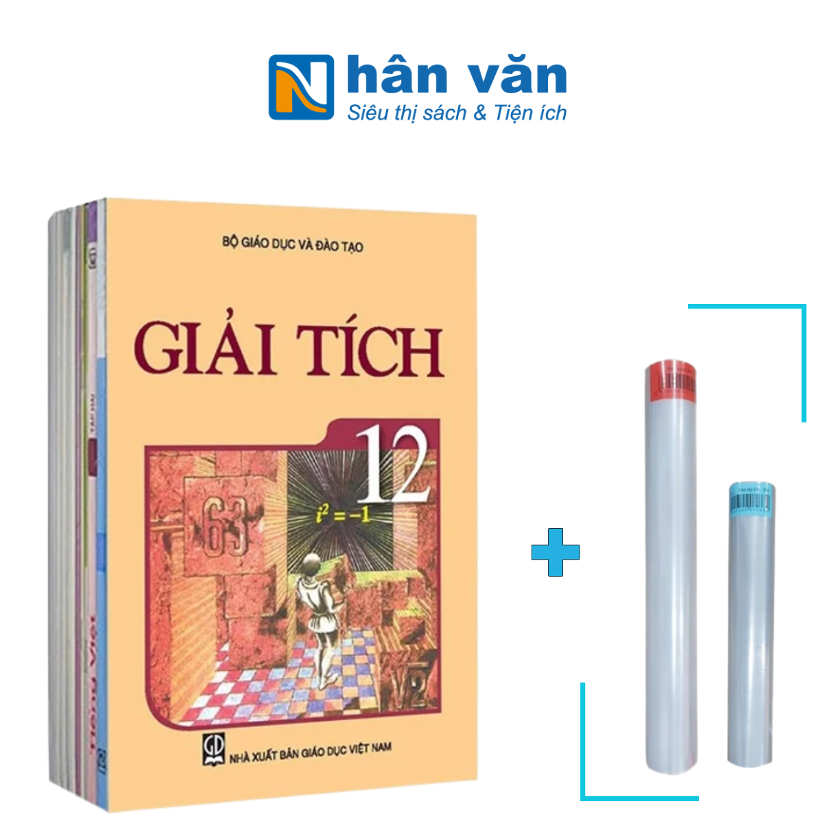 Kèm - Bộ sách giáo khoa lớp 12 + Bao Sách+ Bao Tập