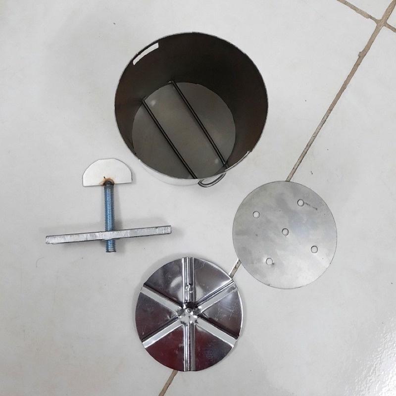 Khuân làm giò chả inox không rỉ loại 1kg và 2 kg bền đẹp