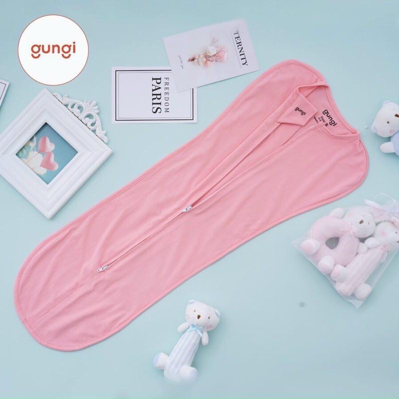 Nhộng Chũn , Túi Ngủ Chống Giật Mình GUNGI Infant Breezy Giúp Bé Ngủ Ngon, Sâu Giấc