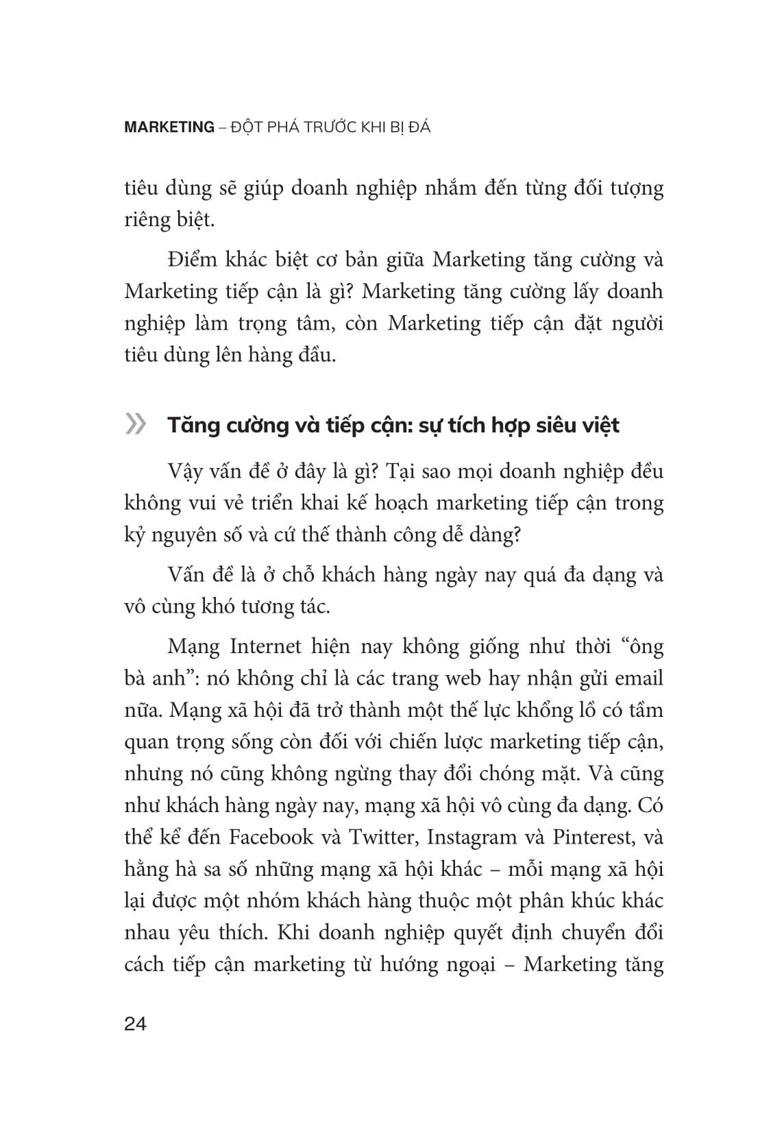 Marketing - Đột Phá Trước Khi Bị Đá