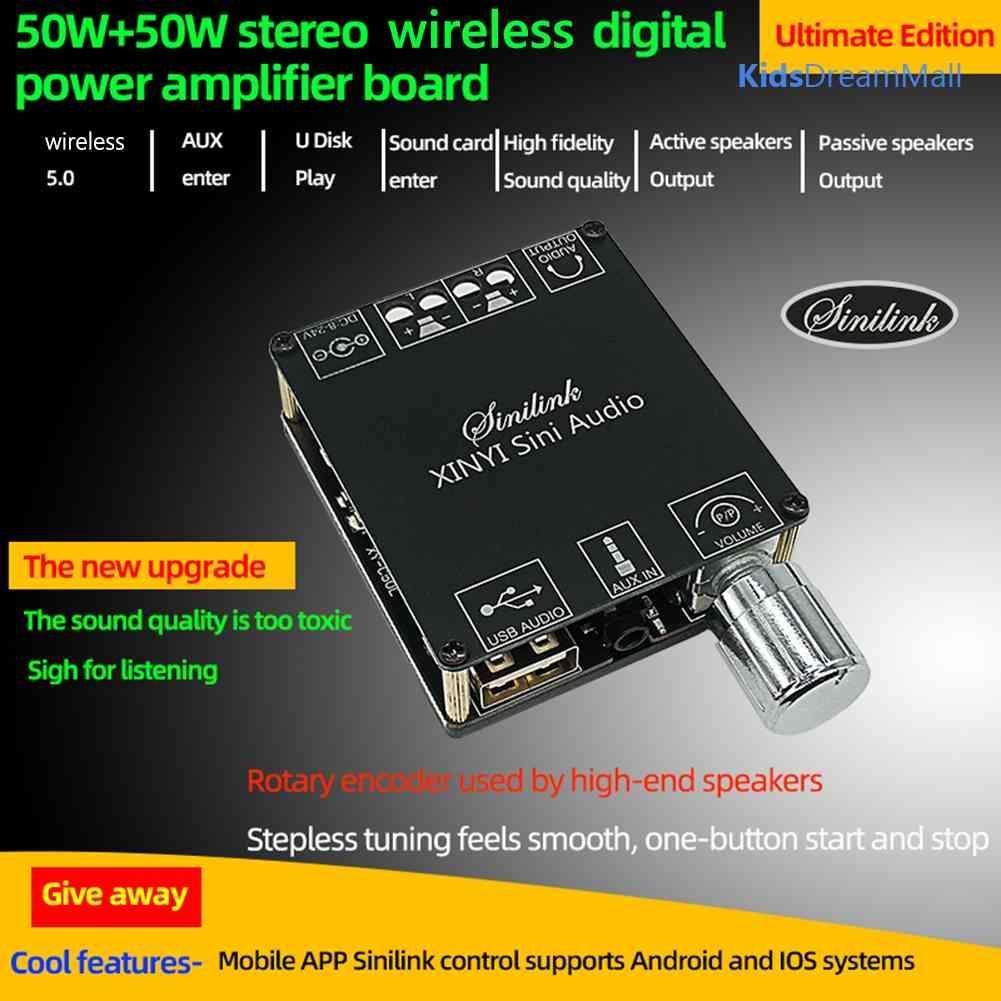 Mới Mô Đun Khuếch Đại Âm Thanh Bluetooth Kỹ Thuật Số XY-C50L 50Wx2