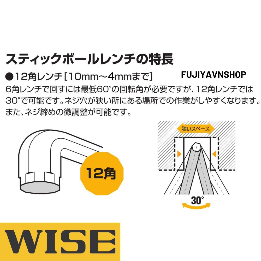 Bộ cờ lê WISE SBS-2000 (9 chi tiết)