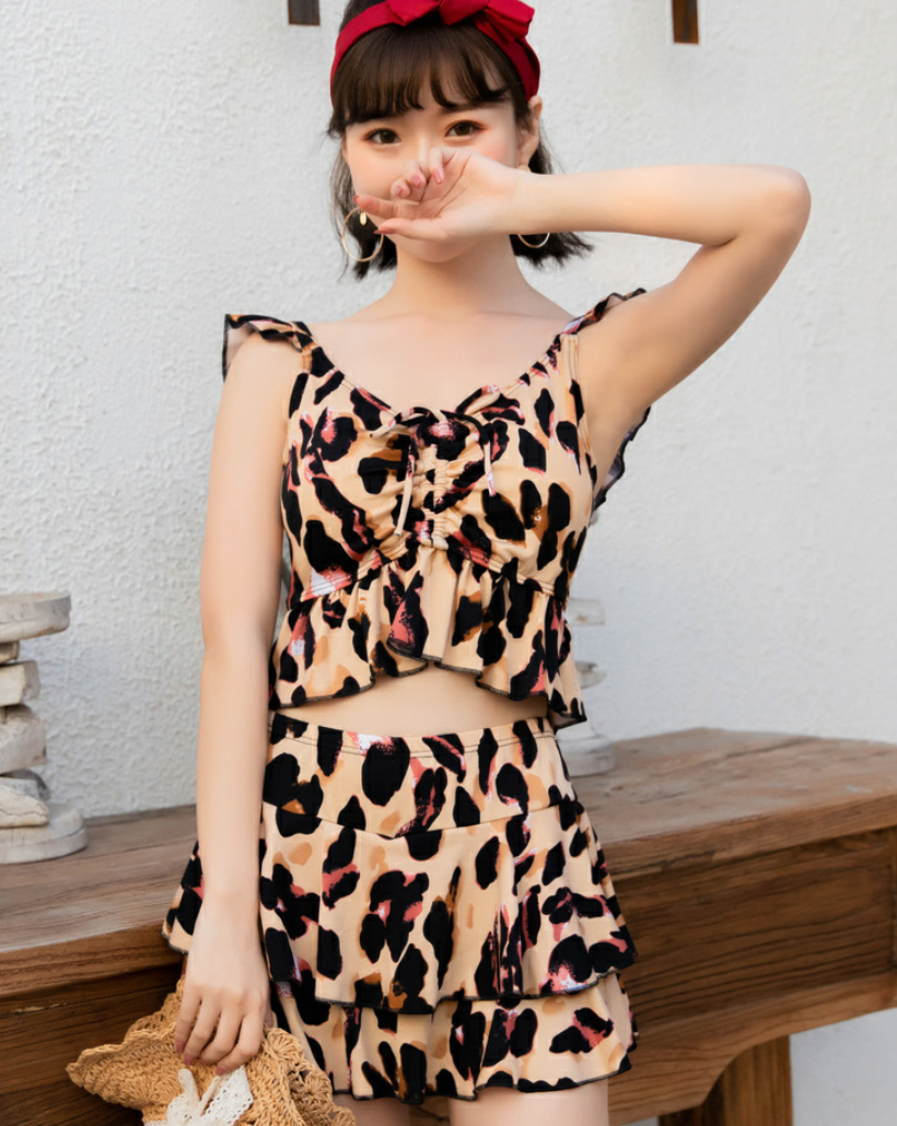 Đồ Bơi Nữ Hai Mảnh Họa Tiết Da Beo ATI07 MayHomes Women Two-Piece Swimwear Like Leopard Print