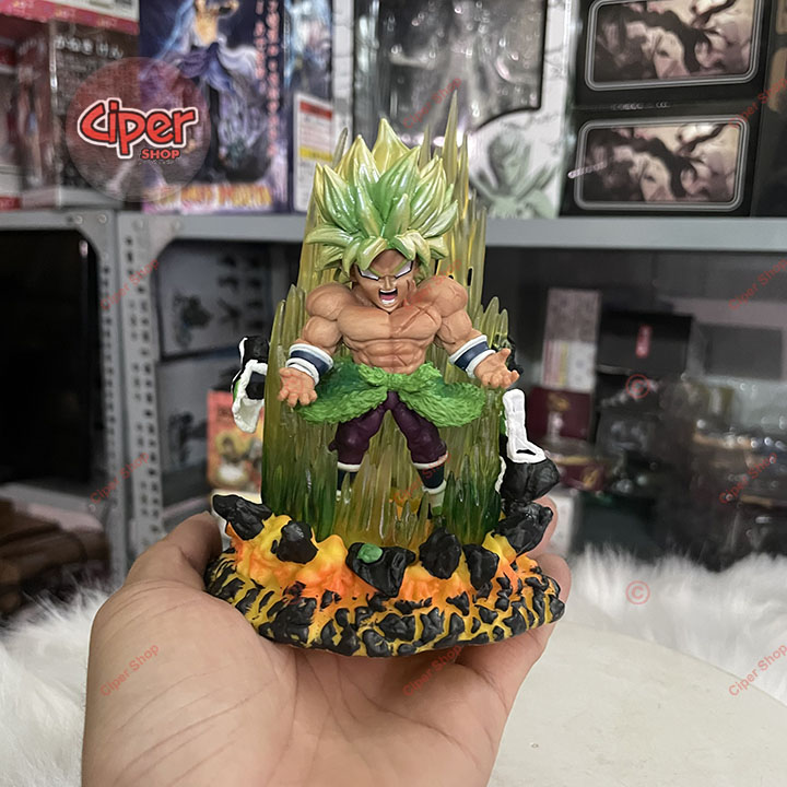 Mô hình Broly Super Saiyan - Led 14cm - Figure Broly Super Saiyan Dragon Ball