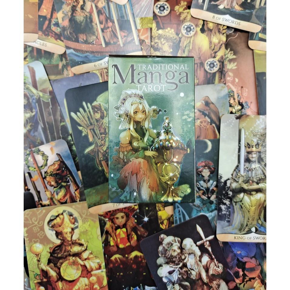 Bài Tarot Traditional Manga Tarot Tặng Đá Thanh Tẩy