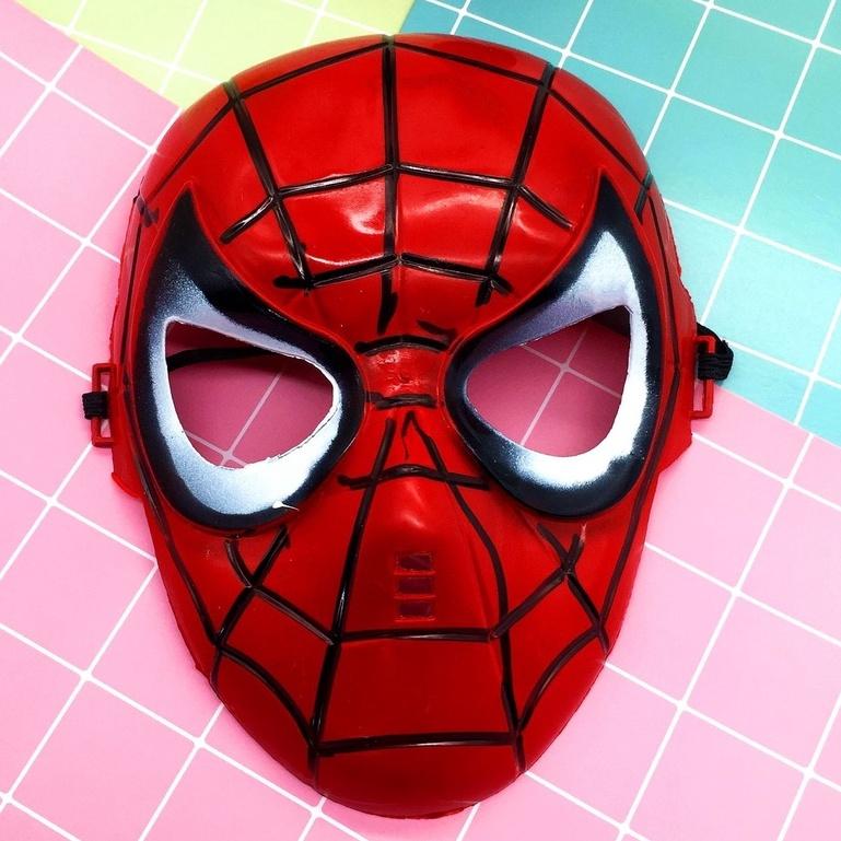 Mặt nạ người nhện - mặt nạ siêu nhân nhện Spider Man có đèn phát sáng hóa trang Trung thu , Halloween cho bé