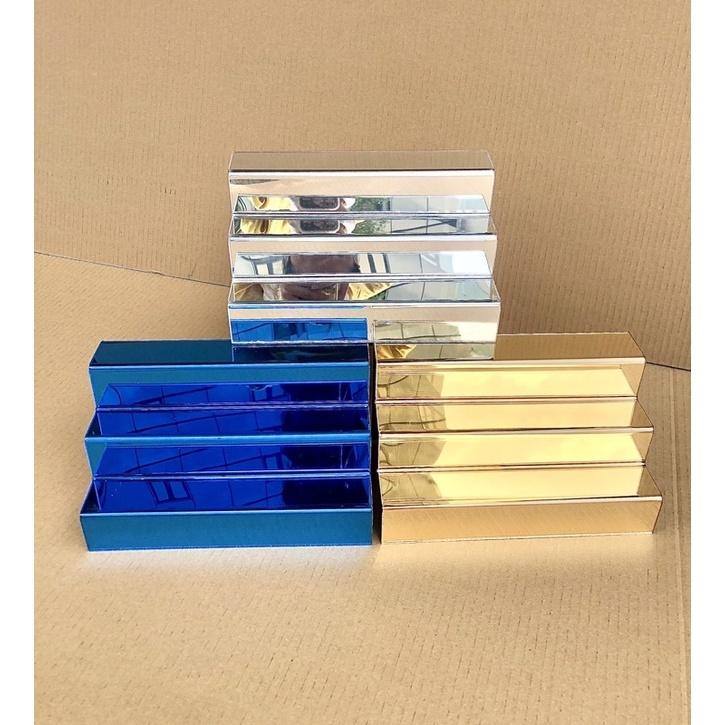 Kệ Mica tráng gương trưng bày sản phẩm 2 tầng , mô hình, quà tặng nhiều tầng WCF, figure dạng bậc thang - Bạc tráng gương, Bạc tráng gương