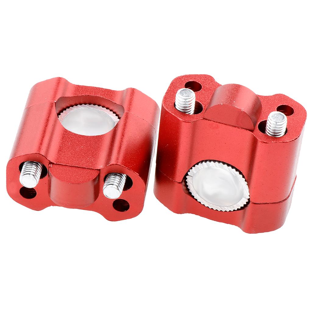 Aluminum Alloy Motorcycle  22mm-28mm Handlebar Riser Mounting Clamp Adapter