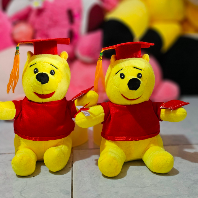 Gấu bông tốt nghiệp nhiều mẫu dễ thương 20cm - Quà tặng gấu bông dễ thương