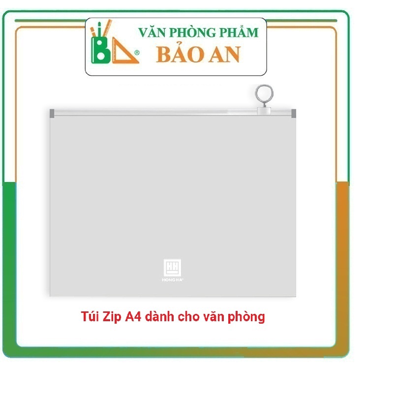 Túi Đựng Tài Liệu HH Clear Bag S20 Khoá Zip, Đựng Vừa Tài Liệu A4 - 6670 Sản Phẩm Phù Hợp Lưu Trữ, Bảo Quản Tài Liệu Cho Học Sinh Và Nhân Viên Văn Phòng