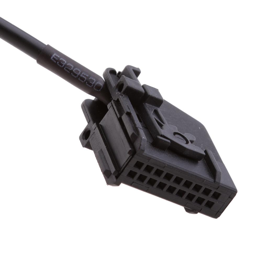 Car 3.5mm Male Aux Audio Input Connector Cable Adapter for Mercedes Benz