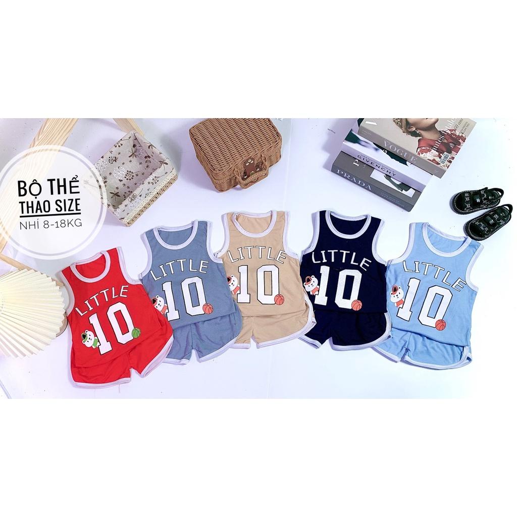 Quần Áo Bé Trai, Đồ Bé Trai - Ba Lỗ Sát Nách Thể Thao Cotton Thông Hơi Phản Quang