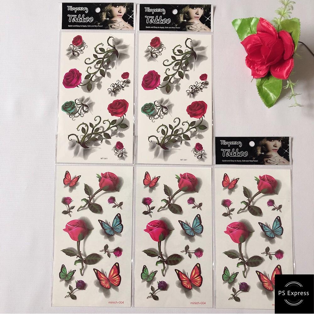 Combo 5 tấm hình xăm dán hao 10x20cm- mua từ 2 combo tặng tấm đồng size