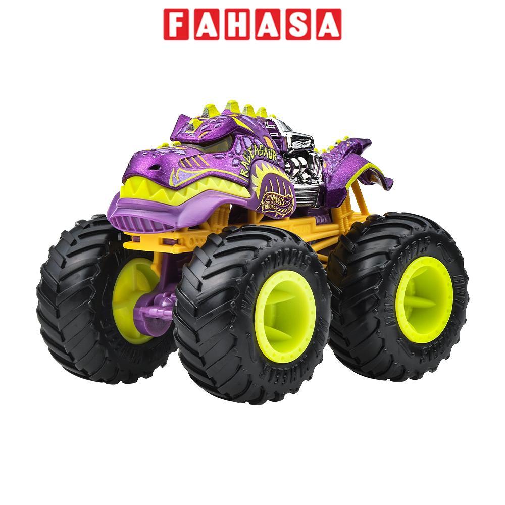 Đồ Chơi Mô Hình Siêu Xe Tải Quái Vật Monster Trucks - Hot Wheels FYJ44 - Beast Bashers
