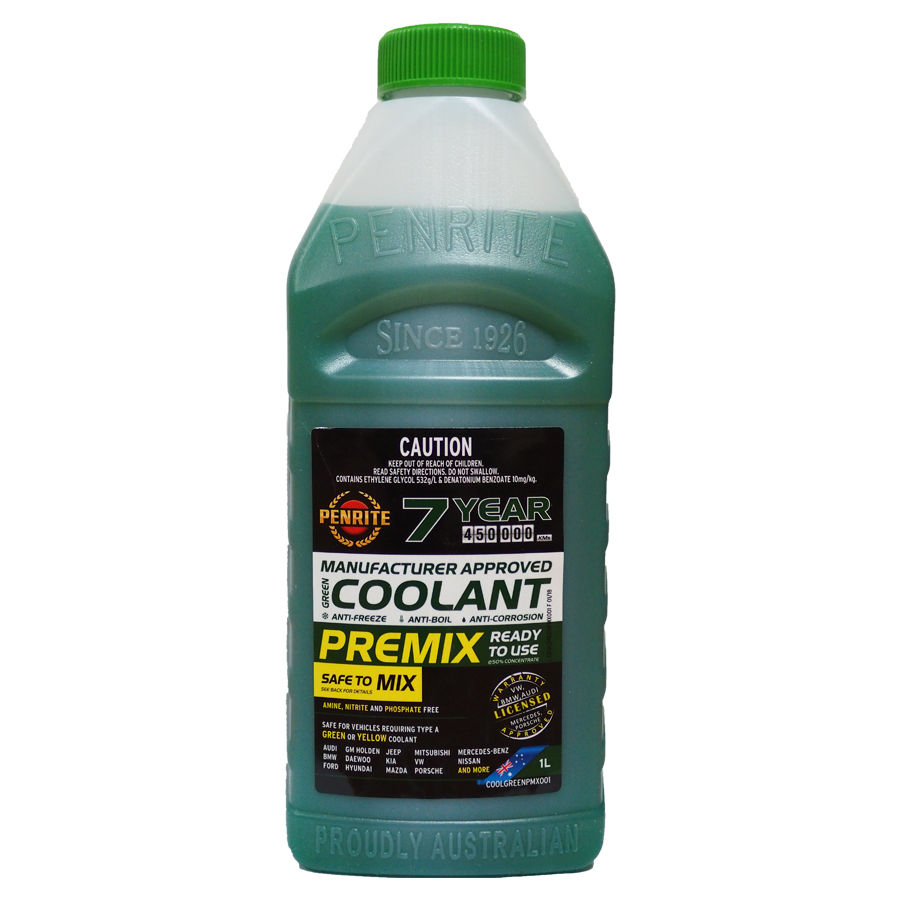 PENRITE - 7 Year 450,000Km Green Coolant Premix (hàng nhập khẩu)