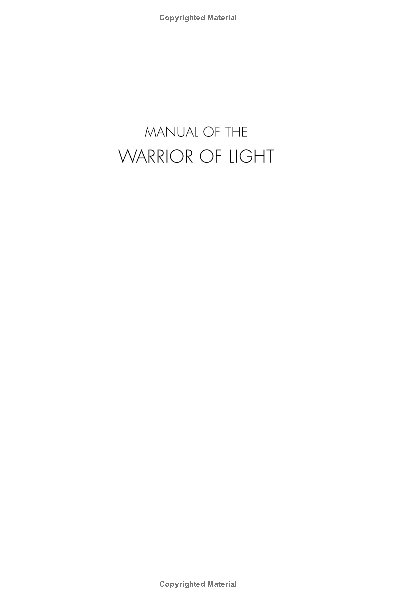 Manual Of The Warrior Of Light