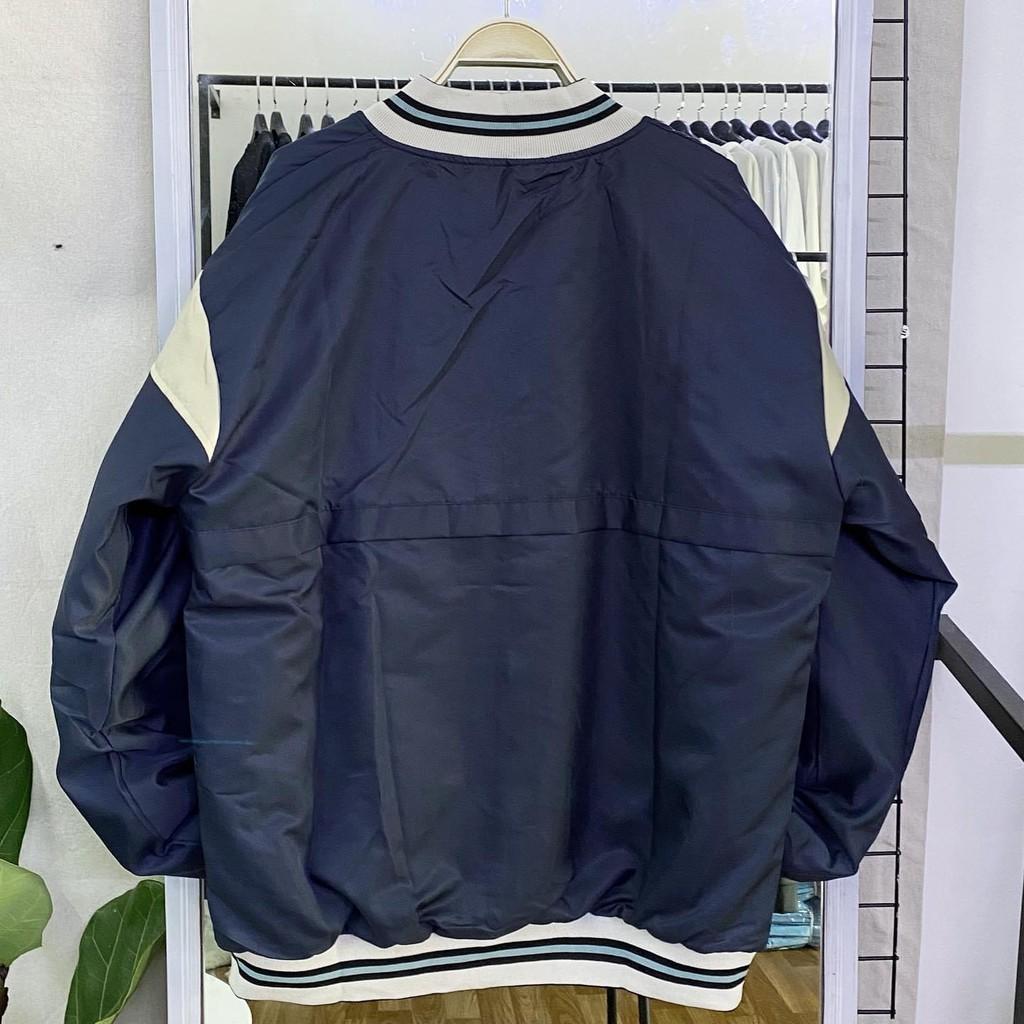 Áo dù bomber chữ FOREST hình thật