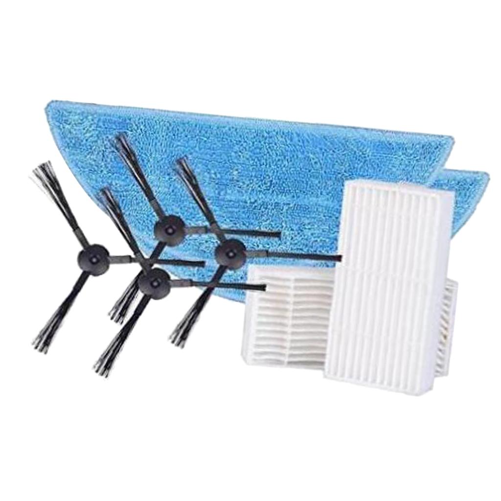 Sweeping Robot Parts ILIFE Replacement Kits Side Brush Hepa Filter Mop Cloth - Easy Install Environmentally Friendly Protection Material