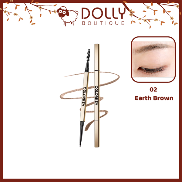 Chì Kẻ Mày Hai Đầu Lâu Trôi Colorkey The Rapid Eyebrow Pencil 0.07g