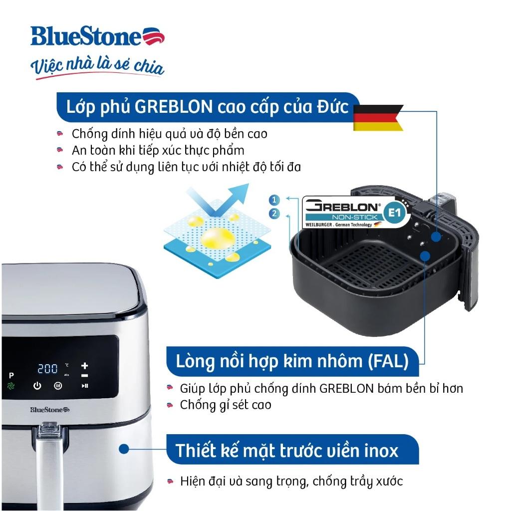 Nồi Chiên Không Dầu BlueStone AFB-5878, 1700w- 5.5lit, Hàng Chính Hãng