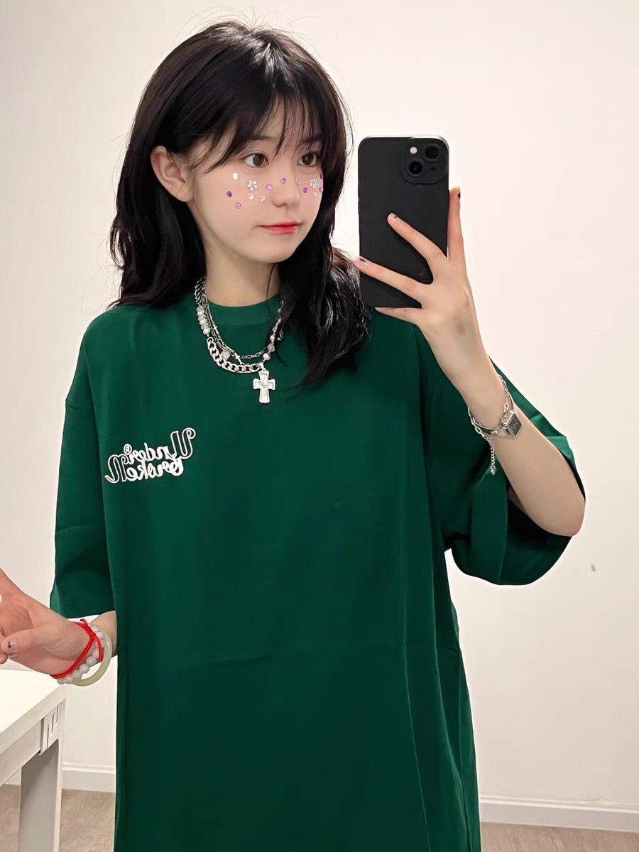 Áo thun tay lỡ form rộng - phông nam nữ cotton oversize - T shirt under broken - 2N Unisex