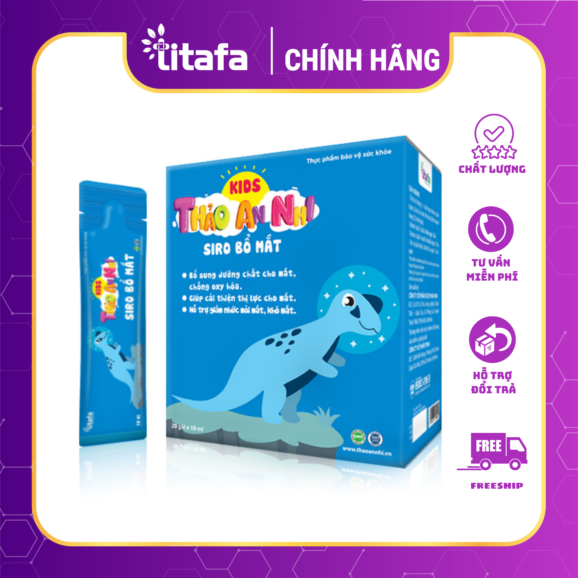 KIDS THẢO AN NHI SIRO BỔ MẮT H20G - CTCP TITAFA VIỆT NAM