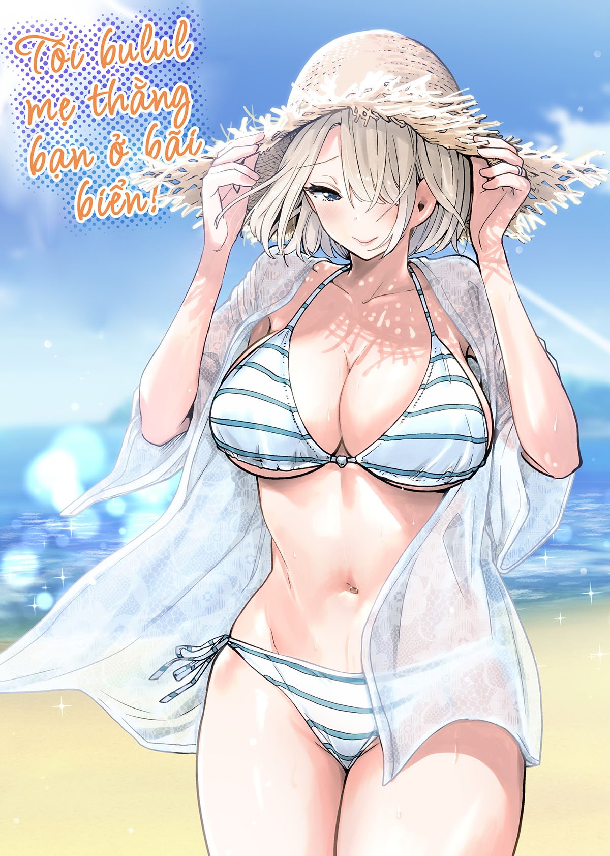 tôi bulul mẹ thằng bạn ở bãi biển chapter 1 1