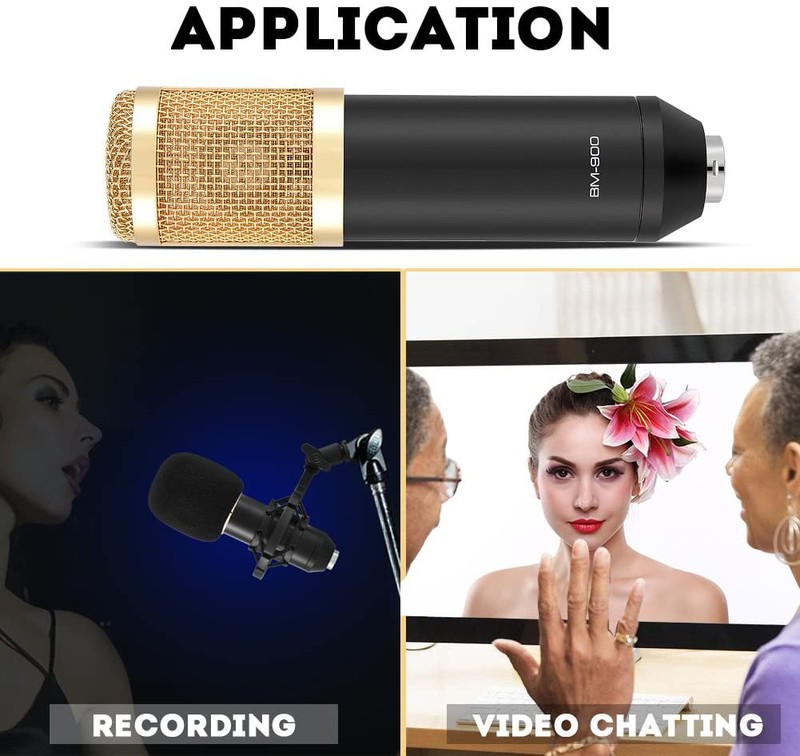 Micro karaoke thu âm chuyên nghiệp BM900