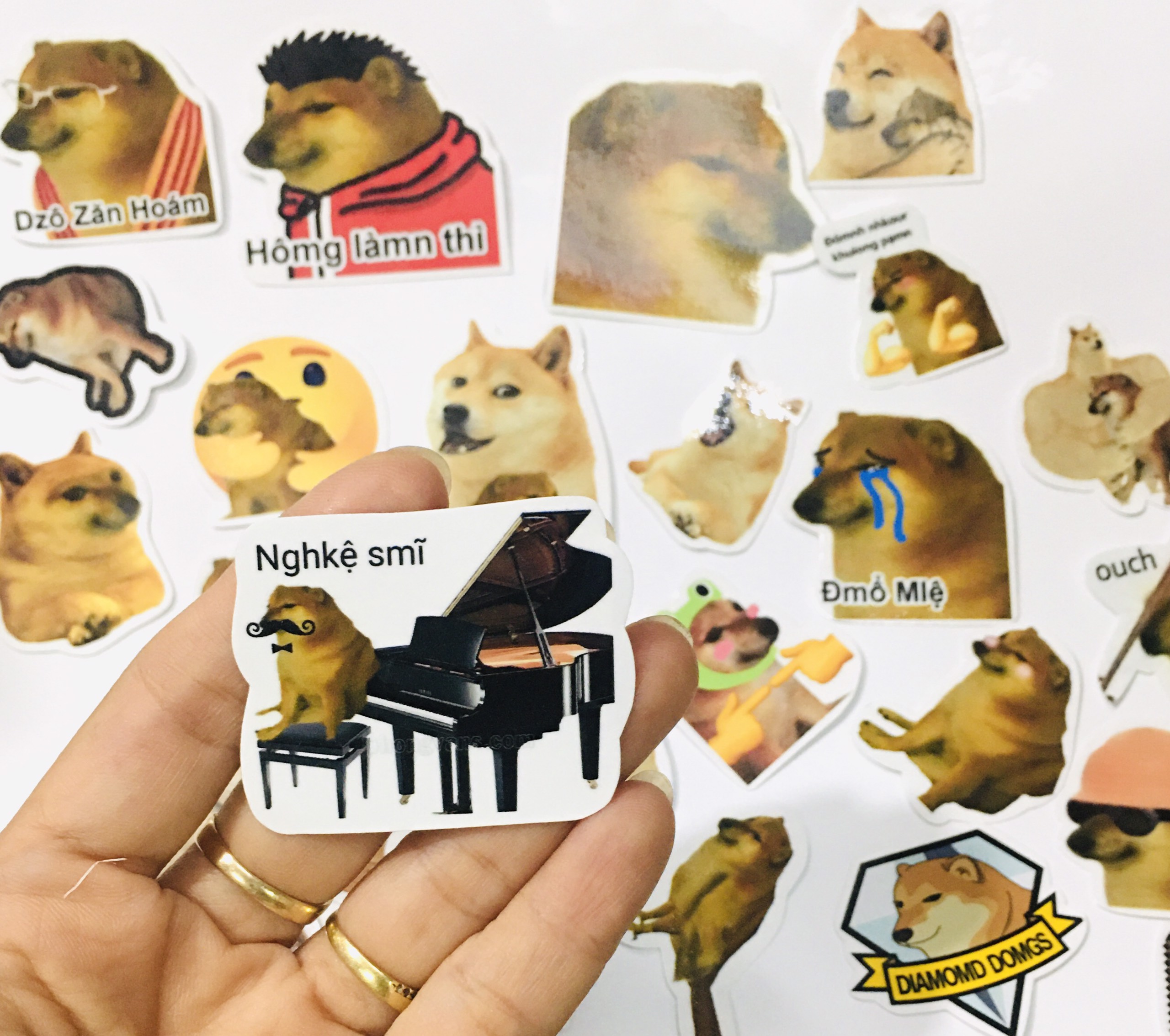 sticker set 60 ảnh Cheems ( mẫu ngẫu nhiên )