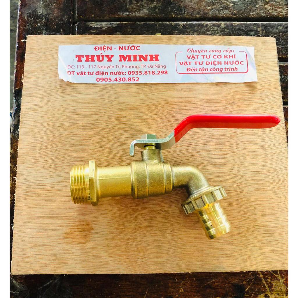 Vòi nước đồng phi 21, phi 27