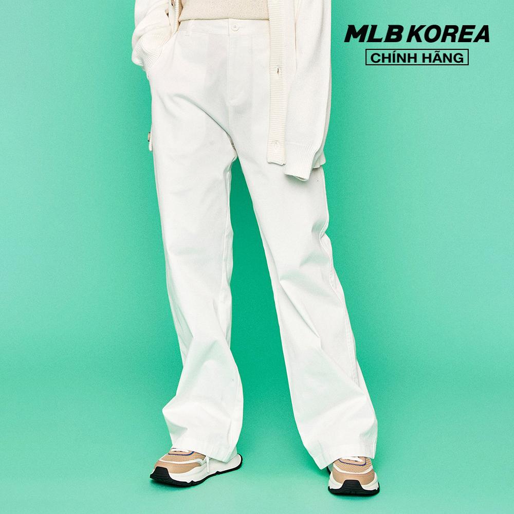 MLB - Quần cotton nữ phom suông Basic Medium Logo 3FWPB0131