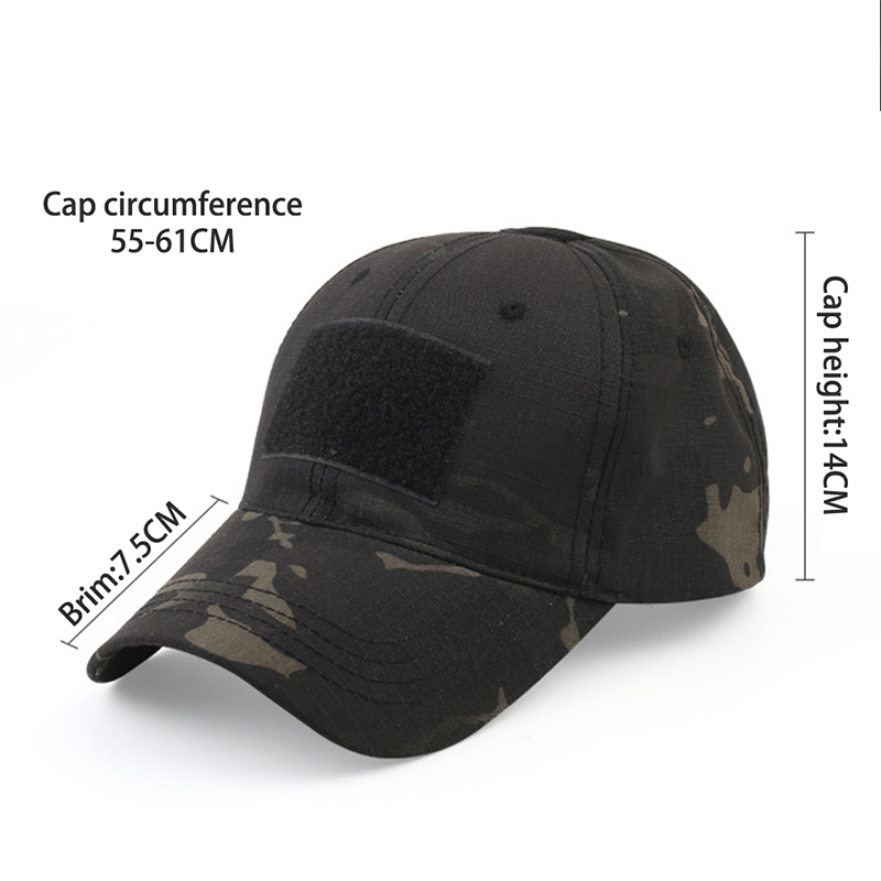 Camo Men Gorras Bóng chày Cap nam Bone Bone Masculino Dad Hat Trucker MỚI TACTICAL MEN CAP CAP Color: Style8 Size: 55-61cm